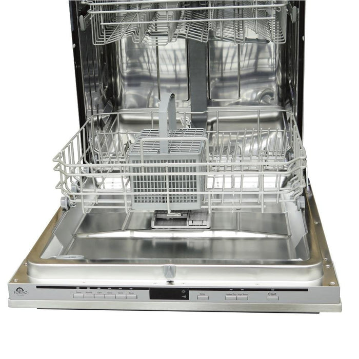 Forno Appliance Package- 36 Inch Gas Range, Dishwasher, FDWBI-FFSGS6244-36 FORNO