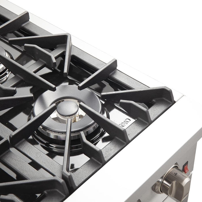 Forno Appliance Package- 36 Inch Gas Range, Dishwasher, FDWBI-FFSGS6244-36 FORNO