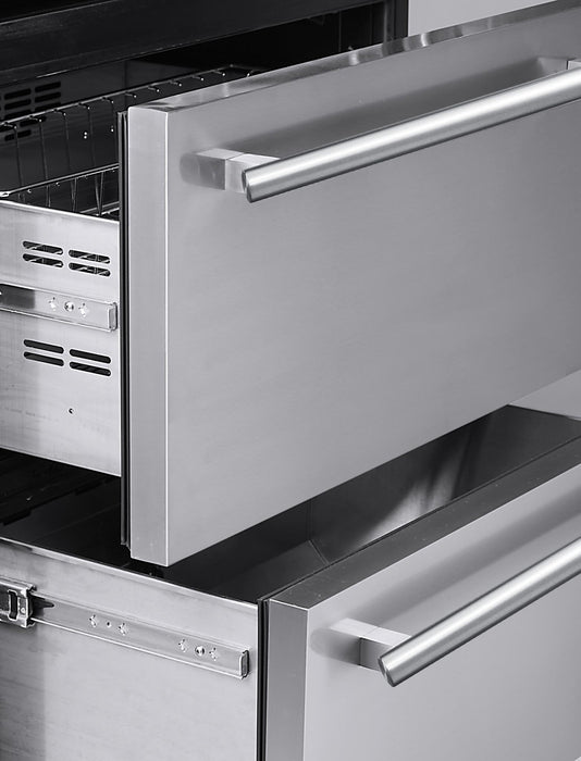 Forno Appliance Package - 36 Inch Gas Range, Wall Mount Range Hood, Microwave Drawer, 6661-FFSGS6244-36 FORNO