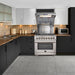 Forno Appliance Package - 36 Inch Gas Range, Wall Mount Range Hood, Microwave Drawer, 6661-FFSGS6244-36 FORNO
