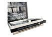 Forno Appliance Package - 48 Inch Dual Fuel Range, Range Hood, Built-In Refrigerator, Microwave Drawer, Dishwasher, Wine Cooler, 33SB-FFSGS6156-48 FORNO