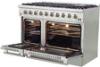 Forno Appliance Package - 48 Inch Gas Range, 60 Inch Refrigerator, Range Hood, Dishwasher, FRH-FFSGS6244-48HB FORNO