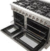 Forno Appliance Package - 48 Inch Gas Range, 60 Inch Refrigerator, Range Hood, Dishwasher, FRH-FFSGS6244-48HB FORNO