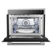 Forno 4-Piece Appliance Package - 30-Inch Electric Range, French Door Refrigerator, Dishwasher, and Microwave Oven in Stainless Steel FORNO