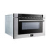 Forno 24-Inch 1.2 cu. ft. Microwave Drawer in Stainless Steel (FMWDR3000-24) FORNO