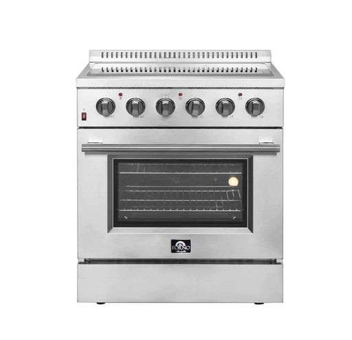 FORNO Galiano 30-Inch Electric Range with Convection Oven in Stainless Steel - FFSEL6083-30 FORNO
