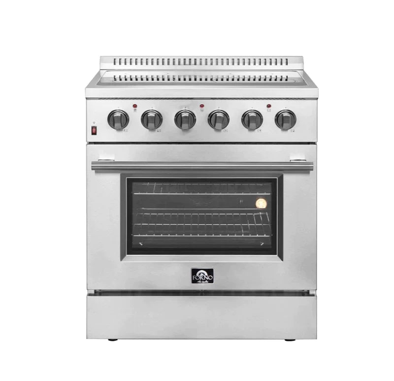 FORNO Galiano 30-Inch Electric Range with Convection Oven in Stainless Steel - FFSEL6083-30