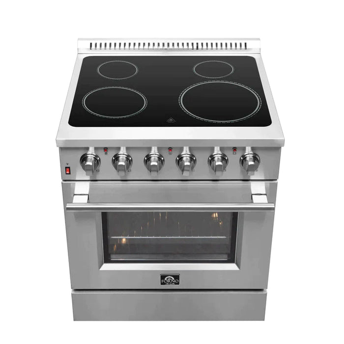 FORNO Galiano 30-Inch Electric Range with Convection Oven in Stainless Steel - FFSEL6083-30 FORNO