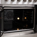 FORNO Galiano 30-Inch French Door Electric Range with Convection Oven in Stainless Steel - FFSEL6917-30 FORNO