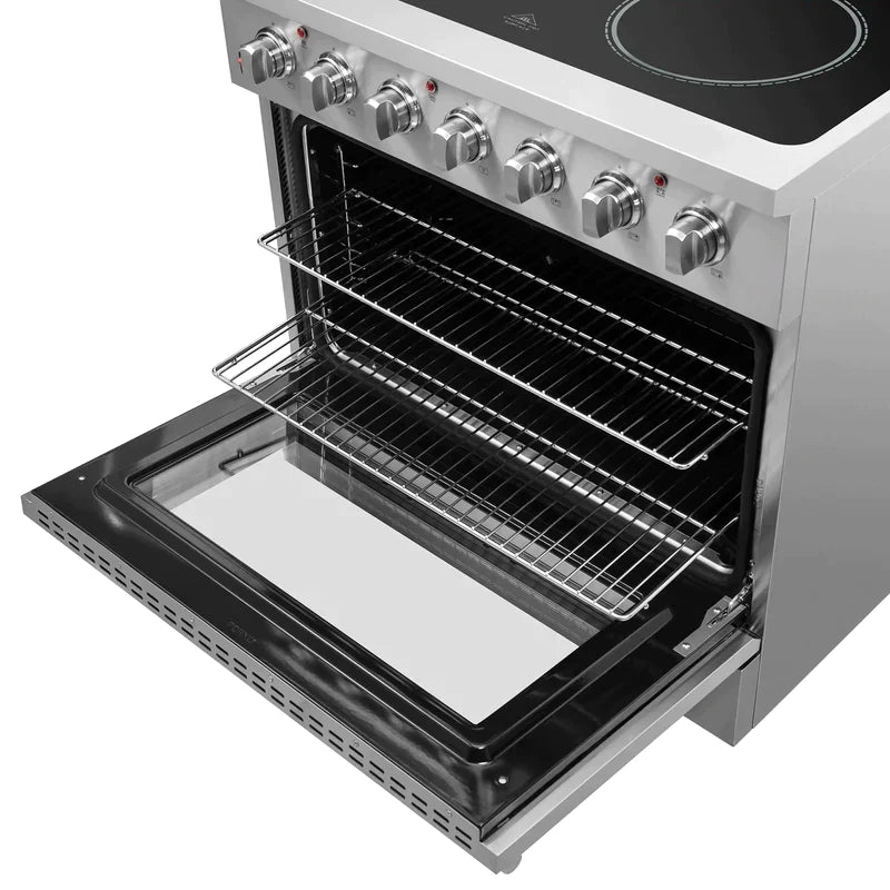 FORNO Galiano 36-Inch Electric Range with Convection Oven in Stainless Steel - FFSEL6083-36
