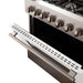 FORNO Galiano - Gold Professional 36" Freestanding Dual Fuel 240V Electric Colored Door Oven Range FFSGS6156-36WHT FORNO