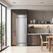 FORNO Maderno 32-Inch 13.6 cu.ft. Left Swing Convertible Refrigerator/Freezer Built-In with Decorative Grill Trim - FFFFD1722-32LS FORNO