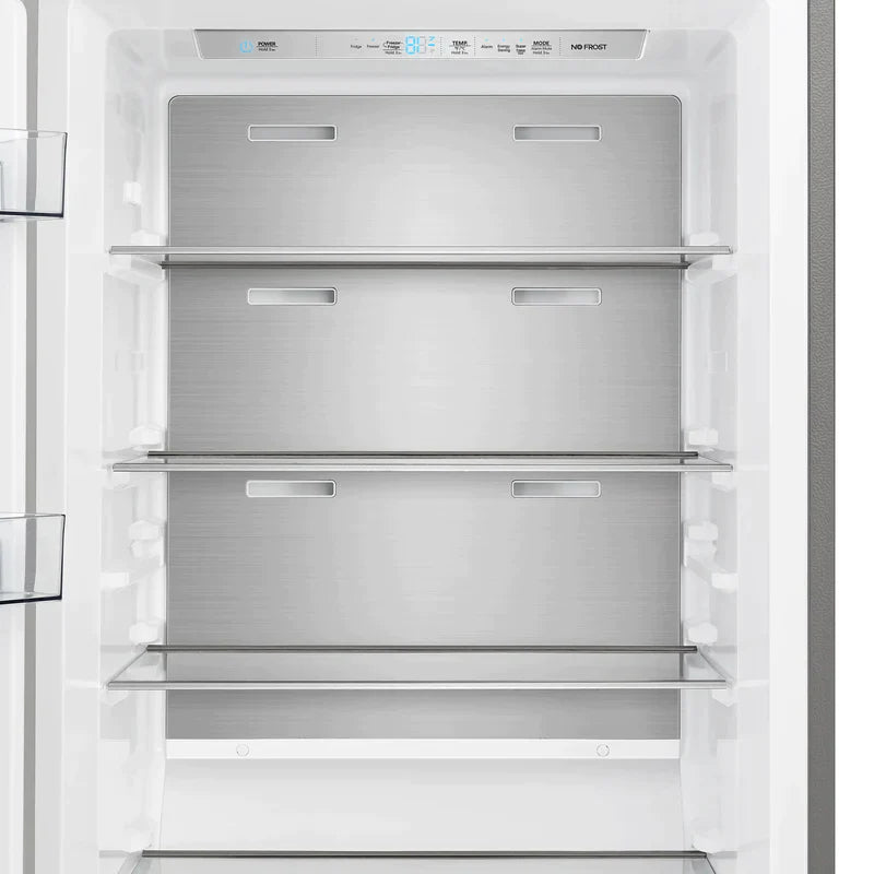 FORNO Maderno 32-Inch 13.6 cu.ft. Left Swing Convertible Refrigerator/Freezer Built-In with Decorative Grill Trim - FFFFD1722-32LS
