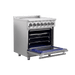 FORNO Massimo 30" Freestanding Electric Range - FFSEL6020-30 FORNO