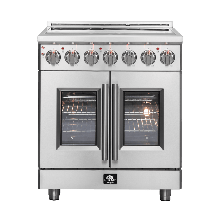 FORNO Massimo 30" Freestanding French Door Electric Range - FFSEL6955-30 FORNO