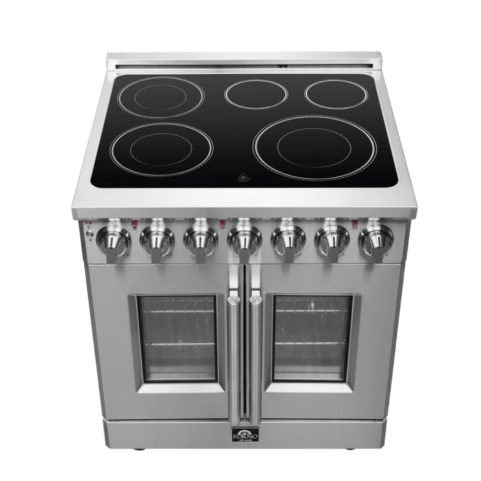 FORNO Massimo 30" Freestanding French Door Electric Range - FFSEL6955-30 FORNO