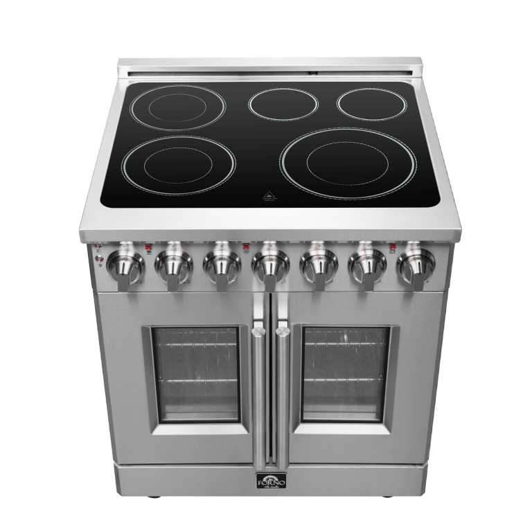 FORNO Massimo 30" Freestanding French Door Electric Range - FFSEL6955-30