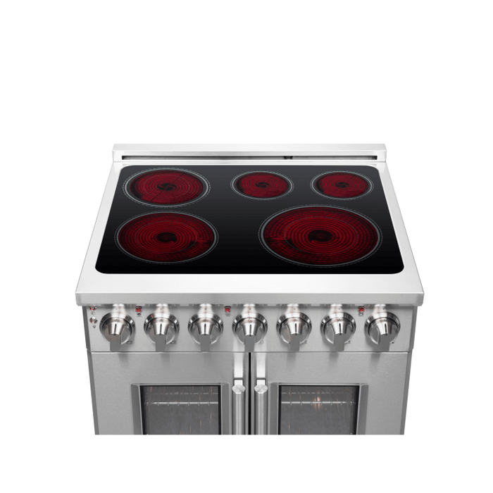 FORNO Massimo 30" Freestanding French Door Electric Range - FFSEL6955-30 FORNO