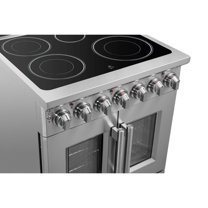 FORNO Massimo 30" Freestanding French Door Electric Range - FFSEL6955-30 FORNO