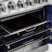 FORNO Massimo 30-Inch Freestanding French Door Gas Range in Stainless Steel - FFSGS6439-30 FORNO