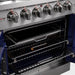 FORNO Massimo 30-Inch Freestanding French Door Gas Range in Stainless Steel - FFSGS6439-30 FORNO