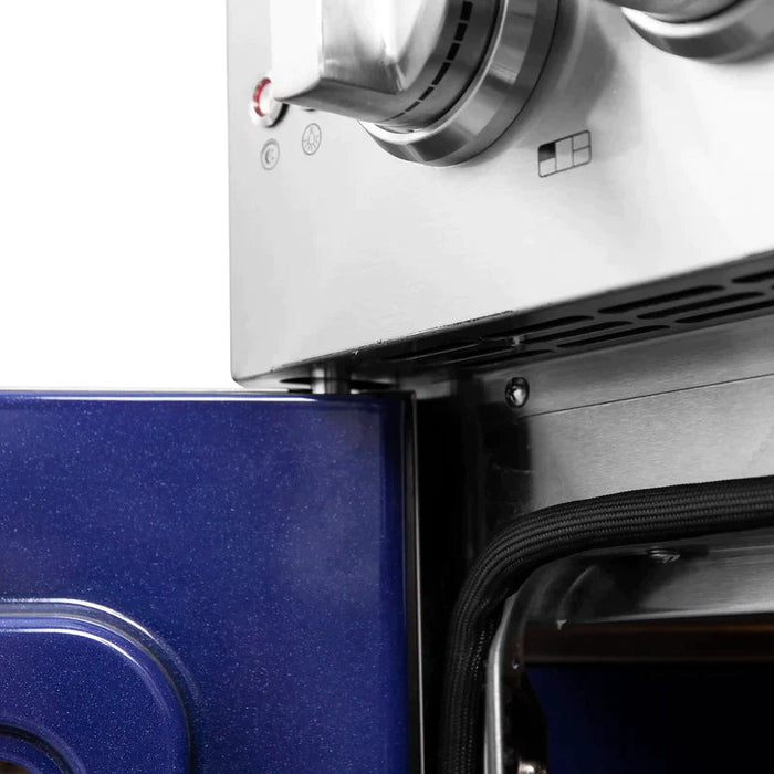 FORNO Massimo 30-Inch Freestanding French Door Gas Range in Stainless Steel - FFSGS6439-30 FORNO