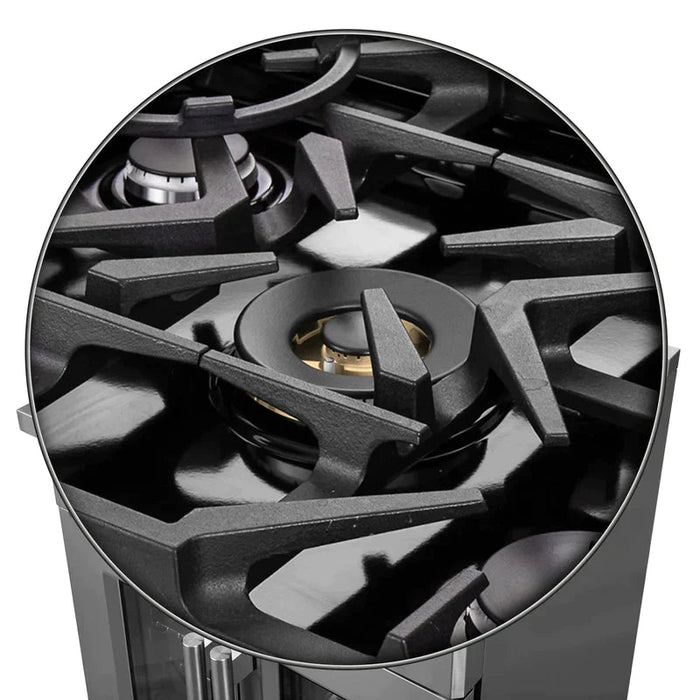 FORNO Massimo 30-Inch Freestanding French Door Gas Range in Stainless Steel - FFSGS6439-30 FORNO