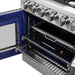 FORNO Massimo 30-Inch Freestanding French Door Gas Range in Stainless Steel - FFSGS6439-30 FORNO