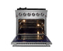 FORNO Massimo 30-Inch Freestanding Gas Range in Stainless Steel - FFSGS6239-30 FORNO
