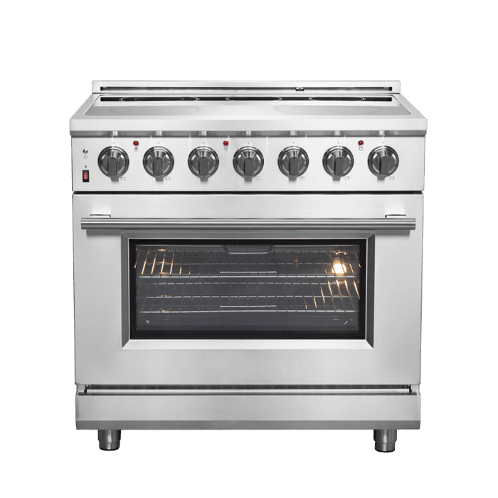FORNO Massimo 36" Freestanding Chef Door Electric Range - FFSEL6020-36 FORNO