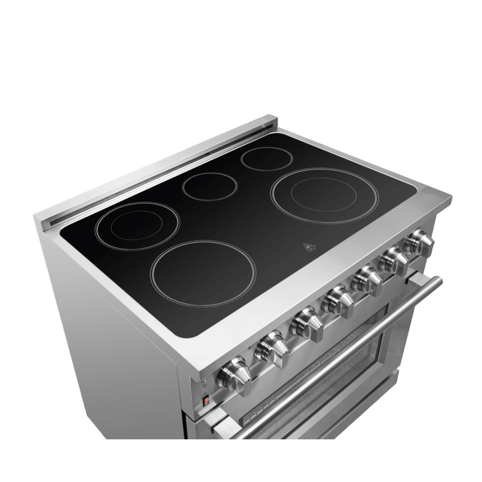FORNO Massimo 36" Freestanding Chef Door Electric Range - FFSEL6020-36 FORNO