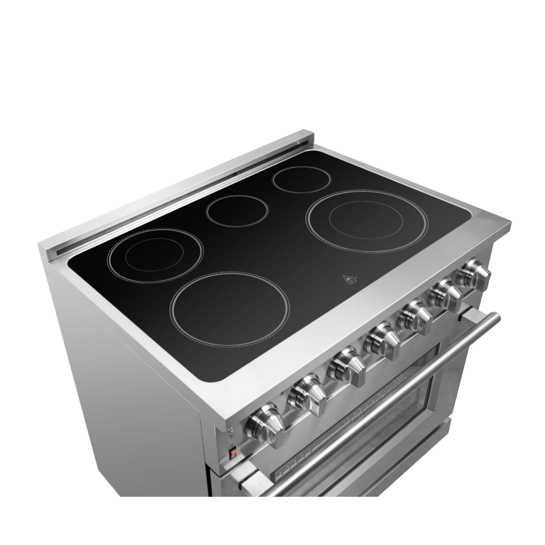 FORNO Massimo 36" Freestanding Chef Door Electric Range - FFSEL6020-36