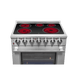 FORNO Massimo 36" Freestanding Chef Door Electric Range - FFSEL6020-36 FORNO
