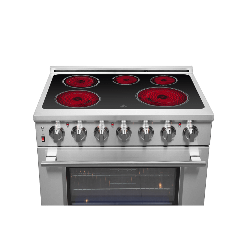 FORNO Massimo 36" Freestanding Chef Door Electric Range - FFSEL6020-36