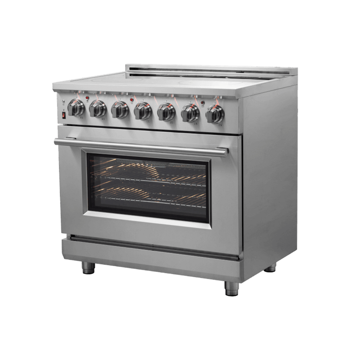 FORNO Massimo 36" Freestanding Chef Door Electric Range - FFSEL6020-36 FORNO