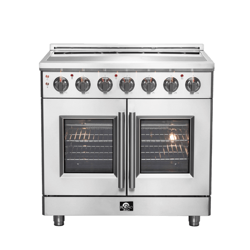 FORNO Massimo 36" Freestanding French Door Electric Range - FFSEL6955-36 FORNO