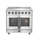 FORNO Massimo 36" Freestanding French Door Electric Range - FFSEL6955-36 FORNO