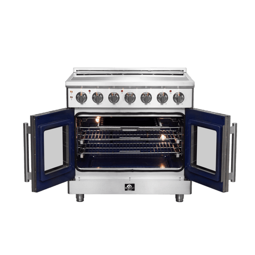 FORNO Massimo 36" Freestanding French Door Electric Range - FFSEL6955-36 FORNO