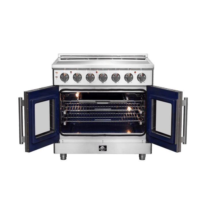 FORNO Massimo 36" Freestanding French Door Electric Range - FFSEL6955-36 FORNO