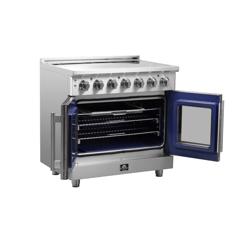 FORNO Massimo 36" Freestanding French Door Electric Range - FFSEL6955-36