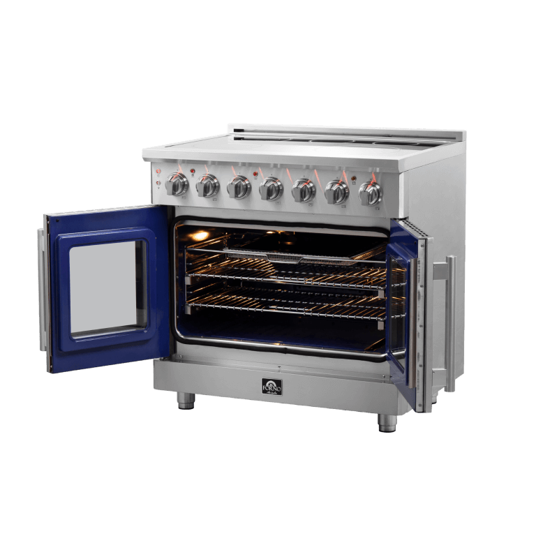 FORNO Massimo 36" Freestanding French Door Electric Range - FFSEL6955-36
