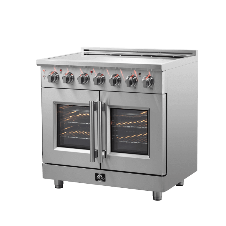 FORNO Massimo 36" Freestanding French Door Electric Range - FFSEL6955-36