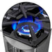 FORNO Massimo 36-Inch Freestanding French Door Gas Range in Stainless Steel - FFSGS6439-36 FORNO