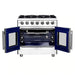 FORNO Massimo 36-Inch Freestanding French Door Gas Range in Stainless Steel - FFSGS6439-36 FORNO