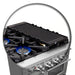 FORNO Massimo 48-Inch Freestanding French Door Gas Range in Stainless Steel - FFSGS6439-48 FORNO