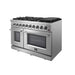 FORNO Massimo 48-Inch Freestanding Gas Range in Stainless Steel - FFSGS6239-48 FORNO