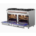 FORNO Massimo 60-Inch Freestanding Dual Fuel Range in Stainless Steel - FFSGS6125-60 FORNO