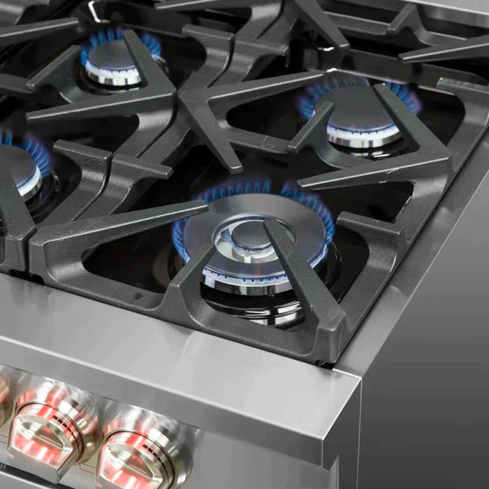 FORNO Massimo 60-Inch Freestanding Dual Fuel Range in Stainless Steel - FFSGS6125-60 FORNO