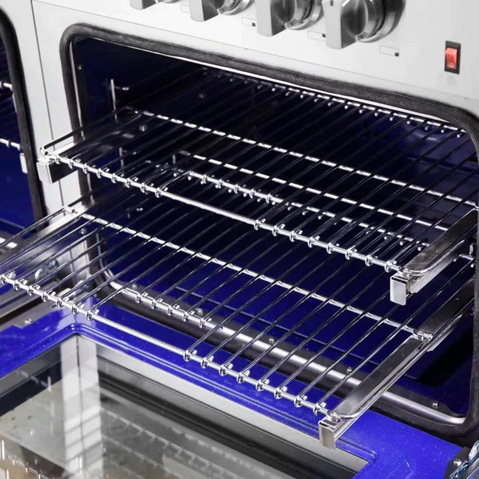 FORNO Massimo 60-Inch Freestanding Dual Fuel Range in Stainless Steel - FFSGS6125-60 FORNO