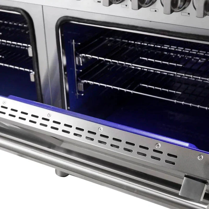 FORNO Massimo 60-Inch Freestanding Dual Fuel Range in Stainless Steel - FFSGS6125-60 FORNO